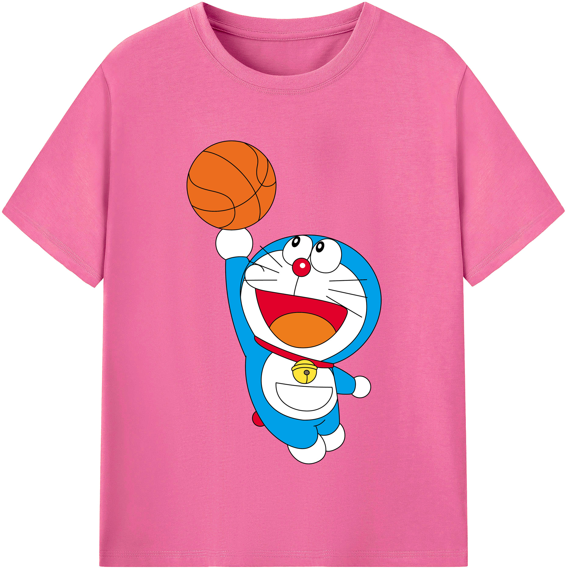 （画像用） ドラえもん Doraemon レディースカジュアルプリントTシャツ（綿100％）